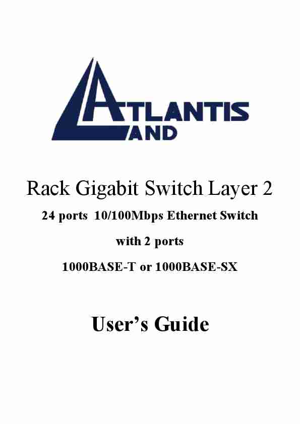Atlantis Land Switch Rack Gigabit Switch Layer 2-page_pdf